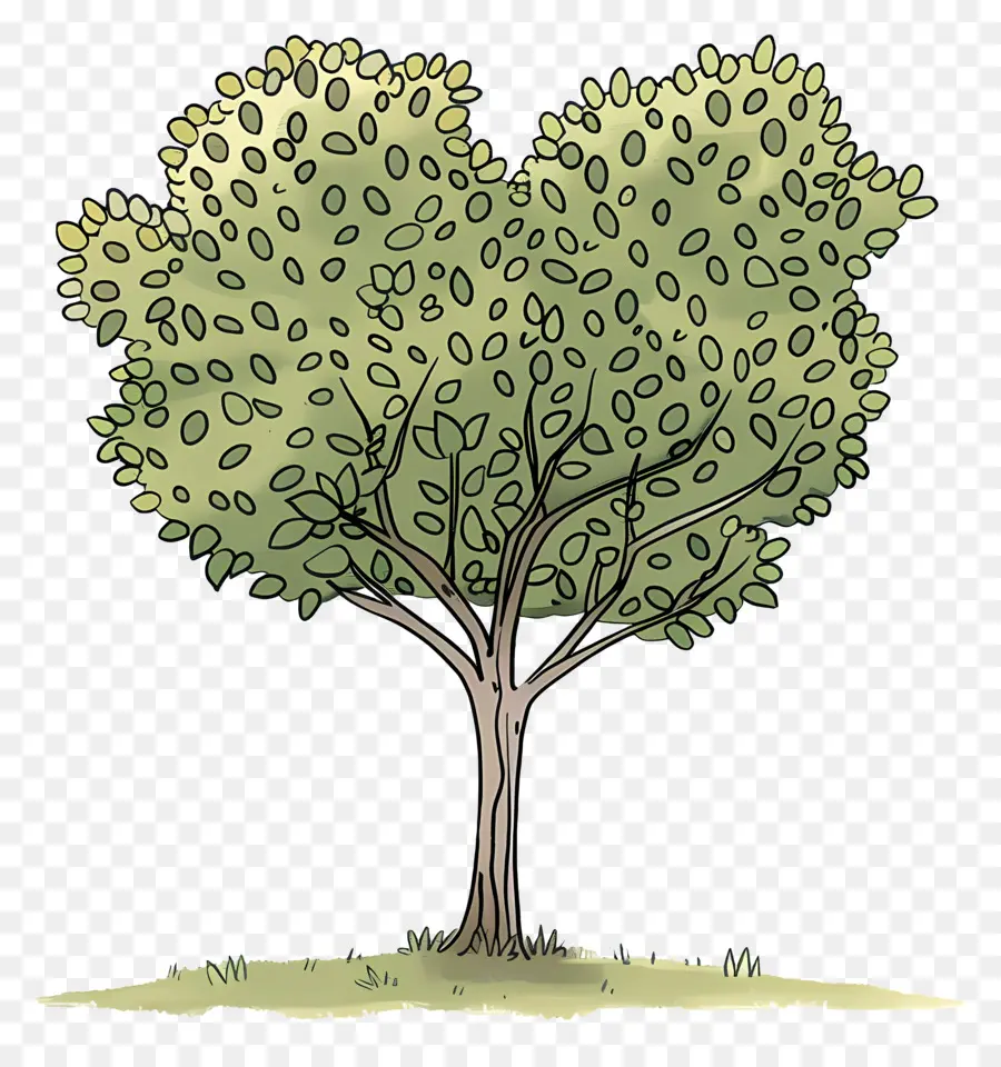 Karikatür Ağaç，Ağaç PNG