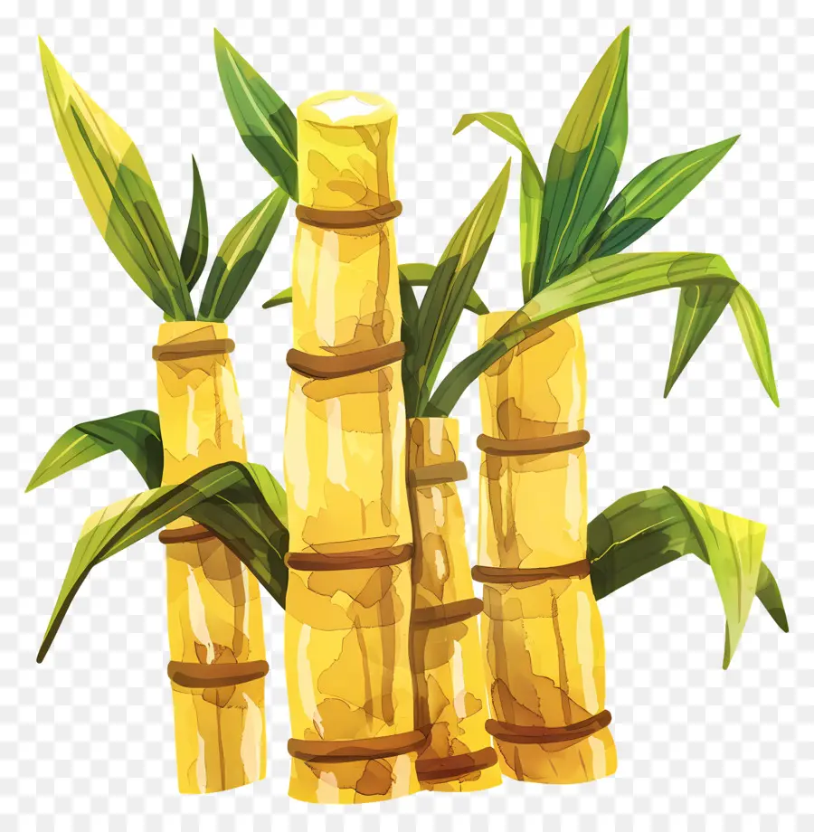 Şeker Kamışı，Bambu PNG