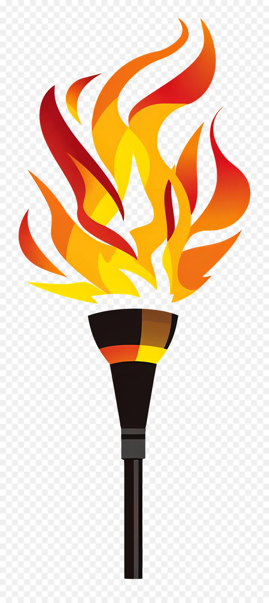 Olimpiyat Meşalesi，Yangın Meşale PNG