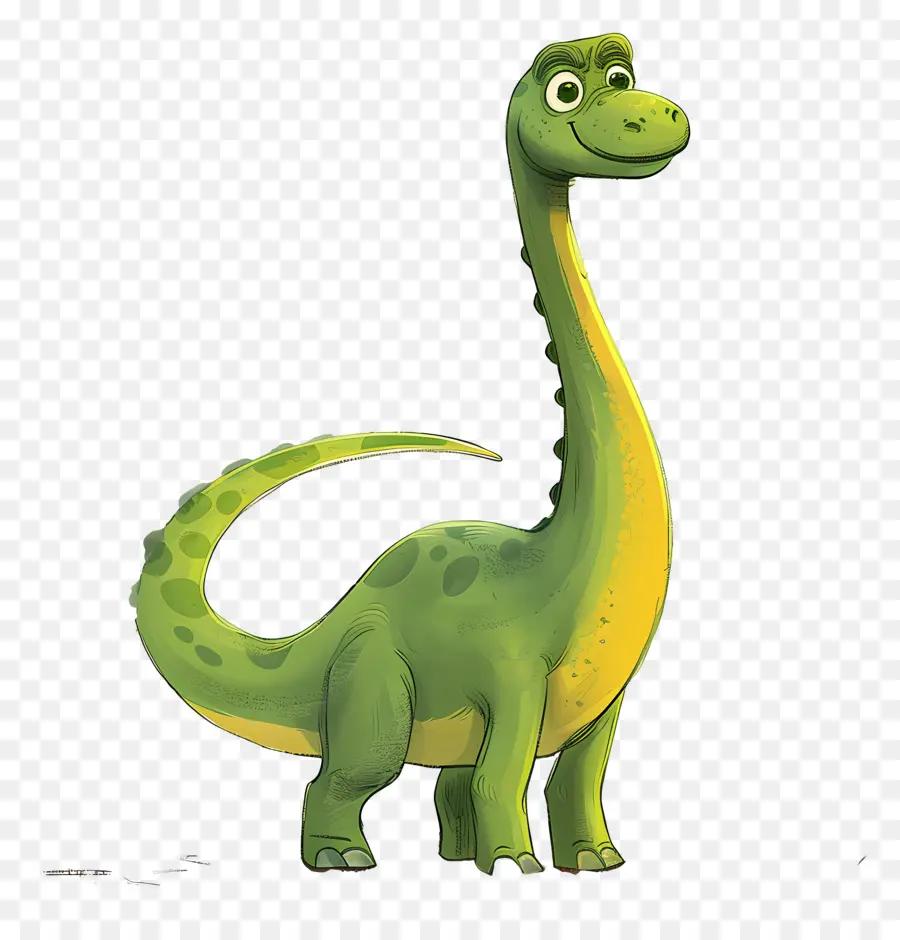 çizgi Film Dinozor，Yeşil Dinozor PNG