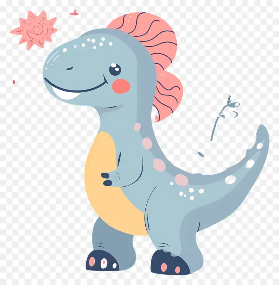 Sevimli Dinozor，çizgi Film Dinozor PNG