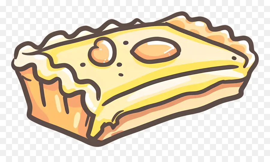 Tart，Sarı Pasta PNG