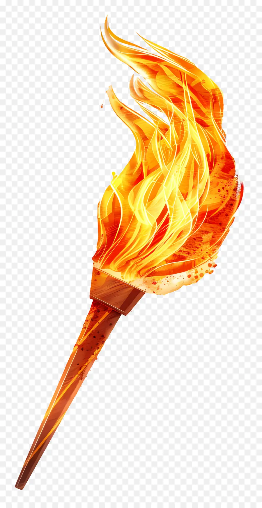 Olimpiyat Meşalesi，Yangın PNG