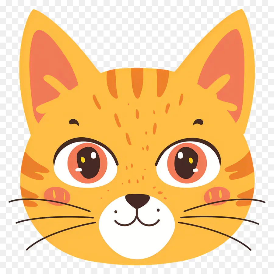 Sevimli Kedi Yüz，Kedi PNG