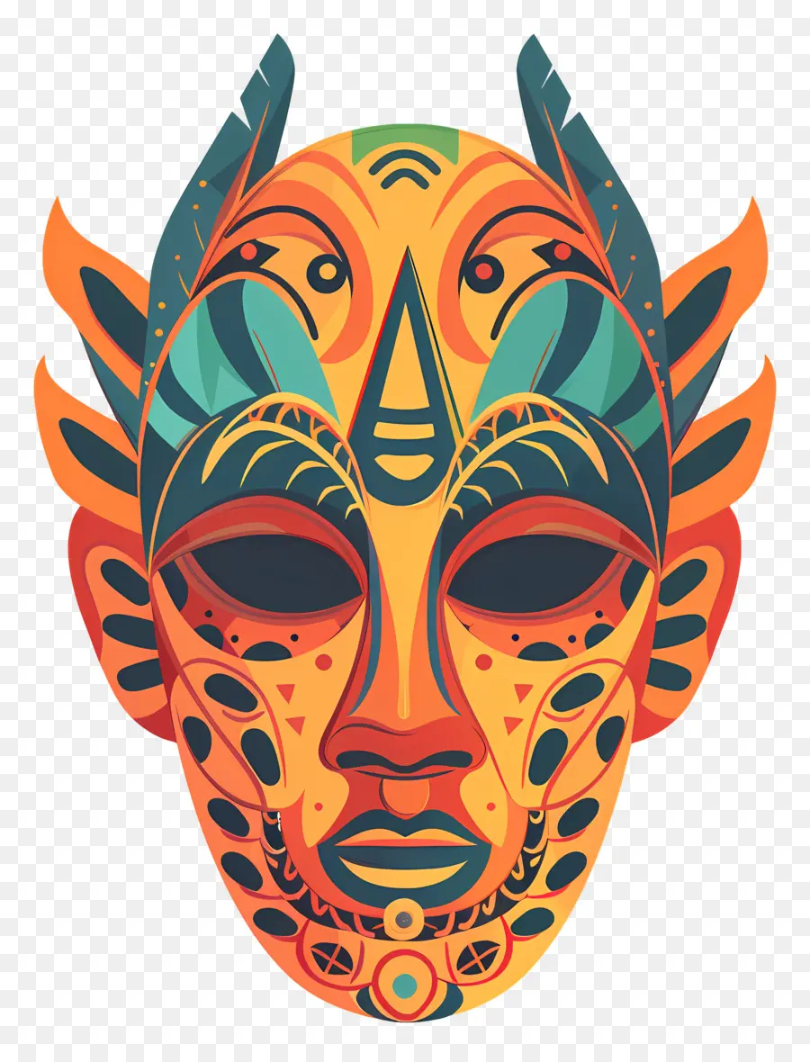 Kültürel Maske，Elyaf Maskesi PNG