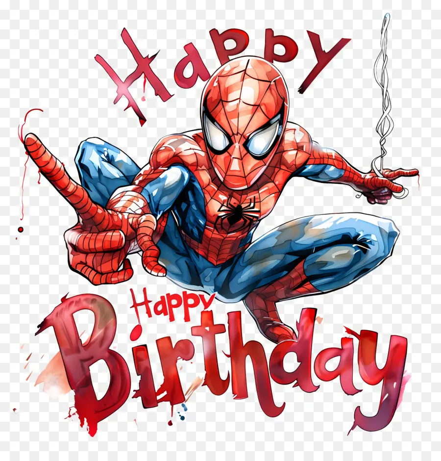 Doğum Günü，Örümcek Adam PNG