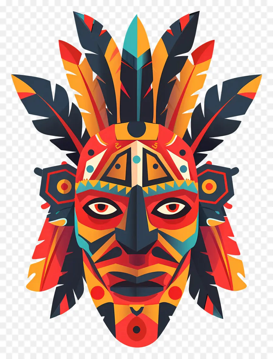 Kültürel Maske，Amerikan Yerlisi PNG