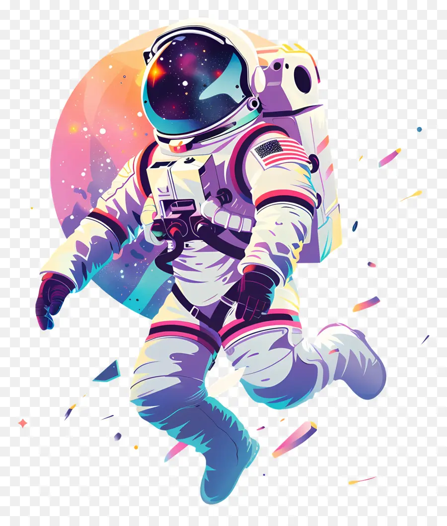 Astronot Yüzen，Astronot PNG