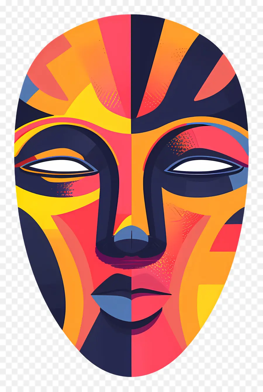 Kültürel Maske，Soyut Sanat PNG