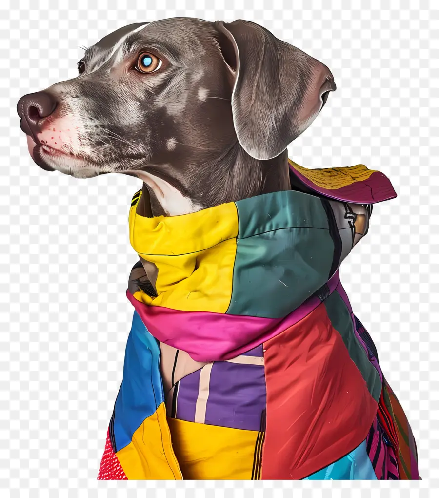 Köpek，çok Renkli Ceket PNG