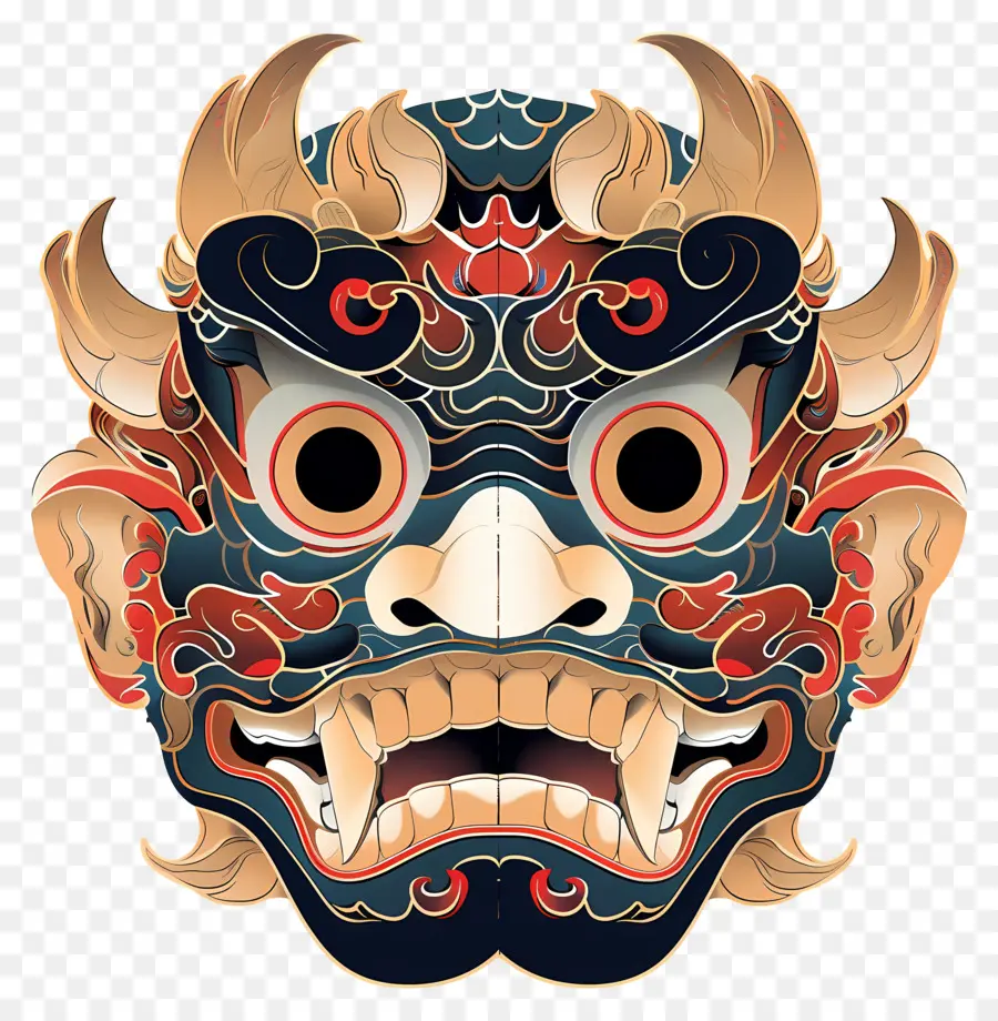 Kültürel Maske，şeytan Maskesi PNG