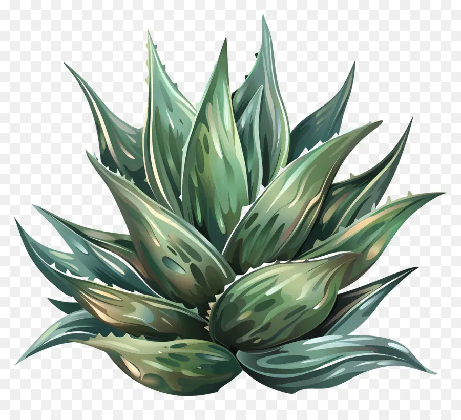 Aloe Vera，Agave Bitki PNG