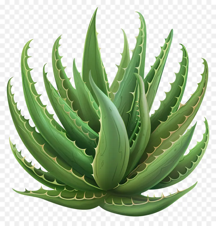 Aloe Vera，Etli PNG