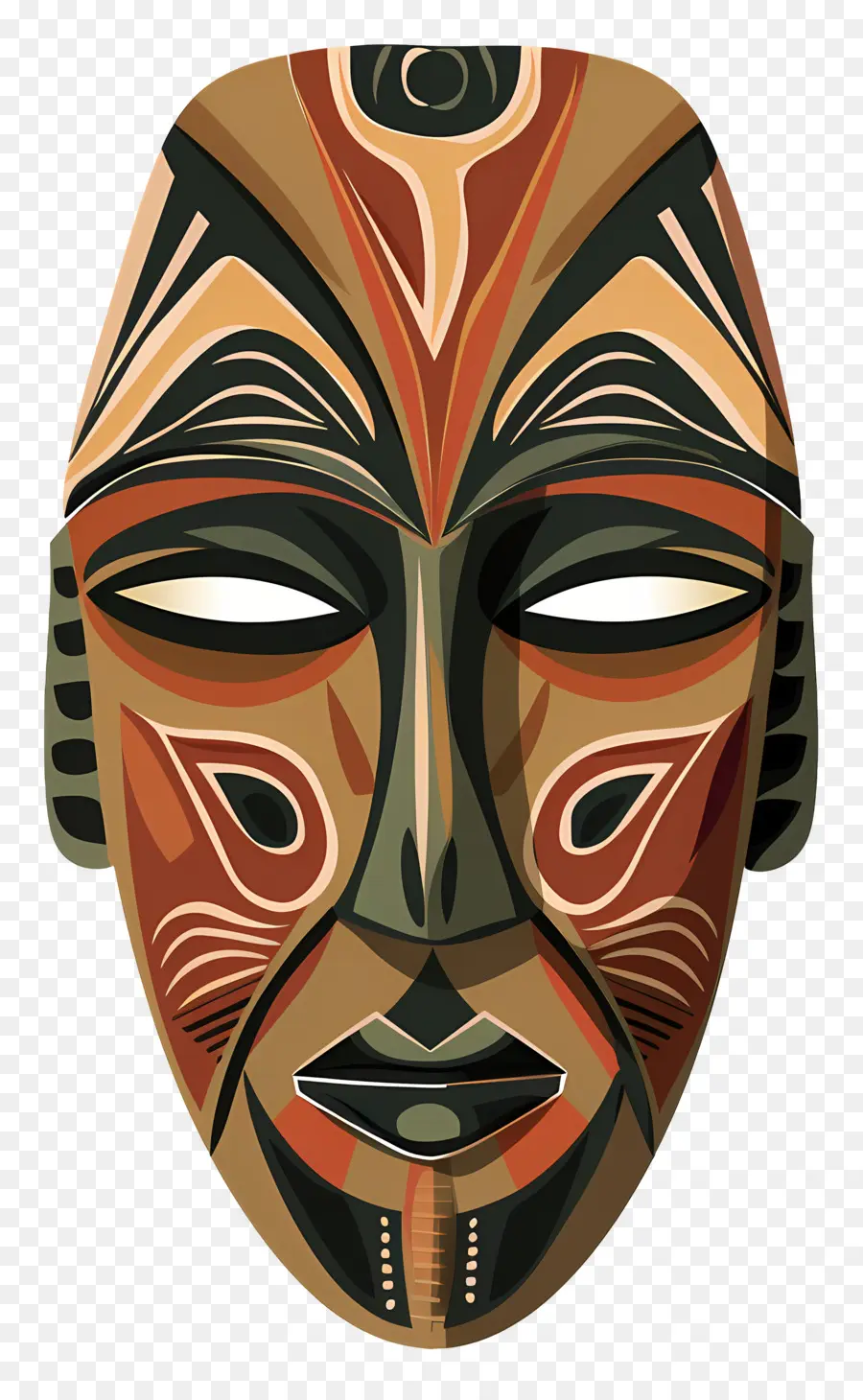 Kültürel Maske，Yerli Sanat PNG