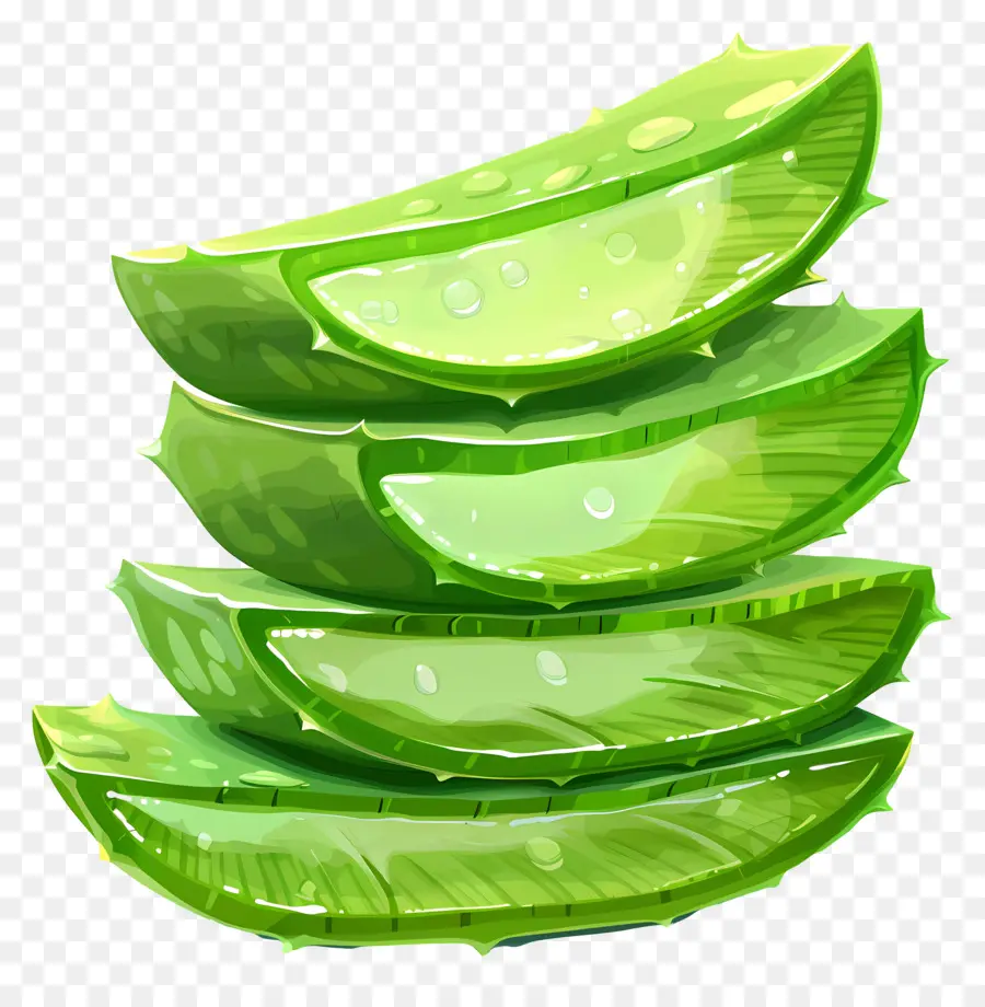 Aloe Vera Dilimleri，Aloe Vera PNG