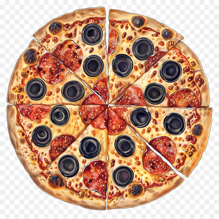 Pizza，Pepperoni PNG