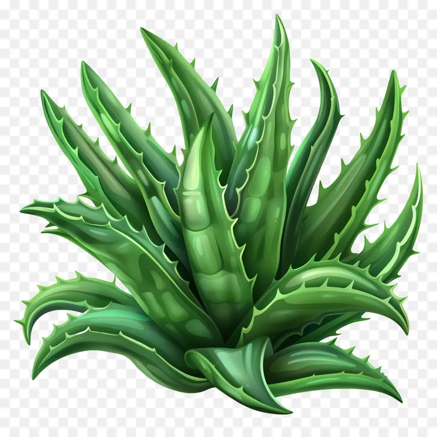 Aloe Vera，Etli PNG