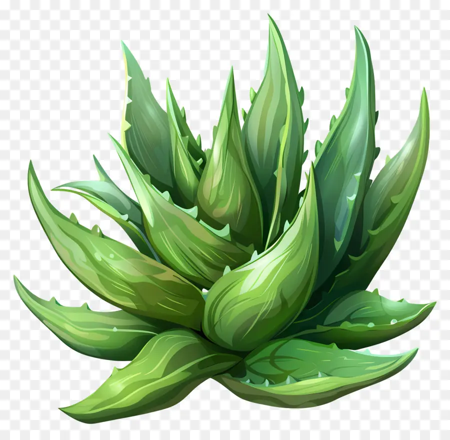 Aloe Vera，Etli PNG