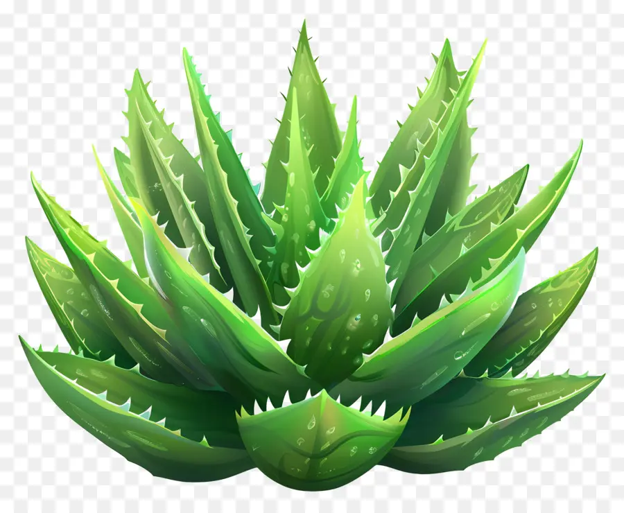 Aloe Vera，Bitki PNG