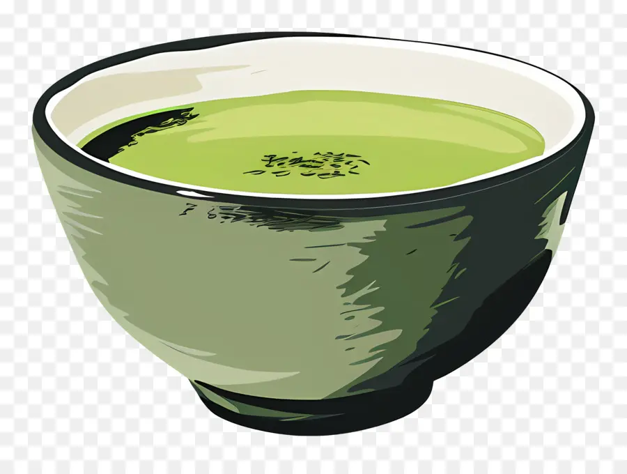 Matcha çay，Yeşil çay PNG