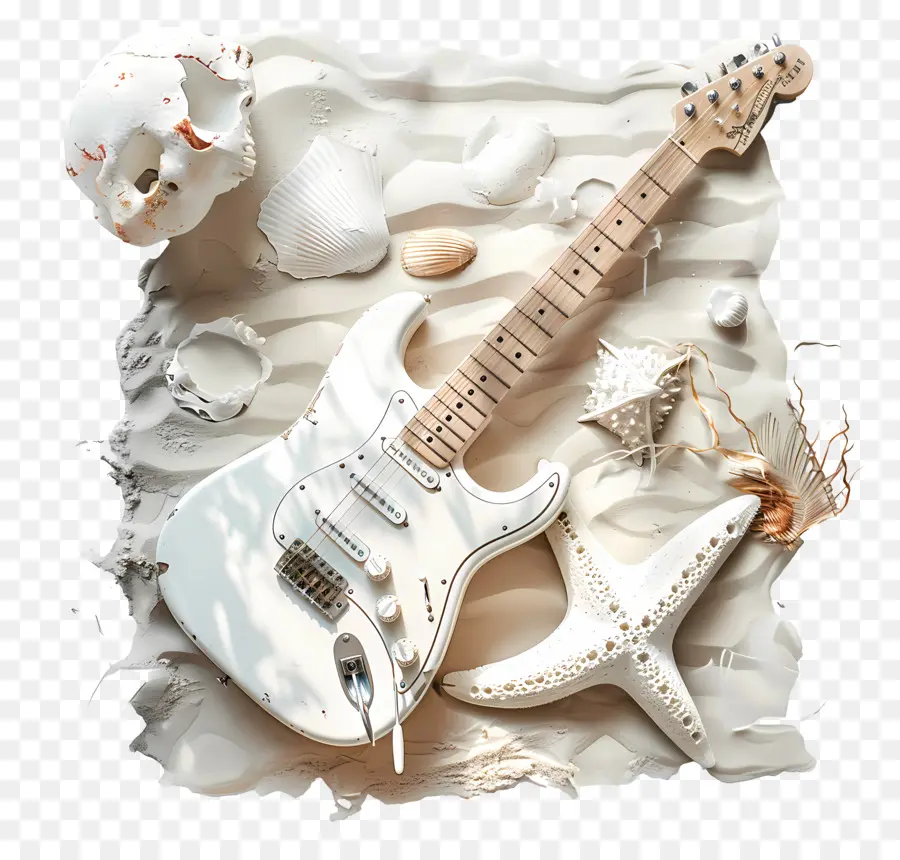 Plaj Ezgileri，Gitar PNG