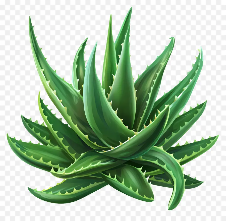 Aloe Vera，Etli PNG