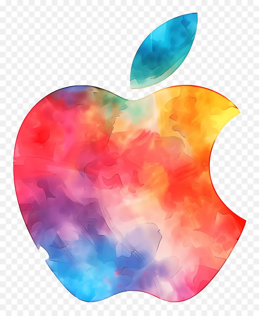 Apple Logosu，Suluboya PNG