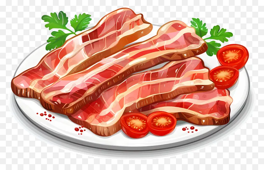 Bacon，Plaka PNG