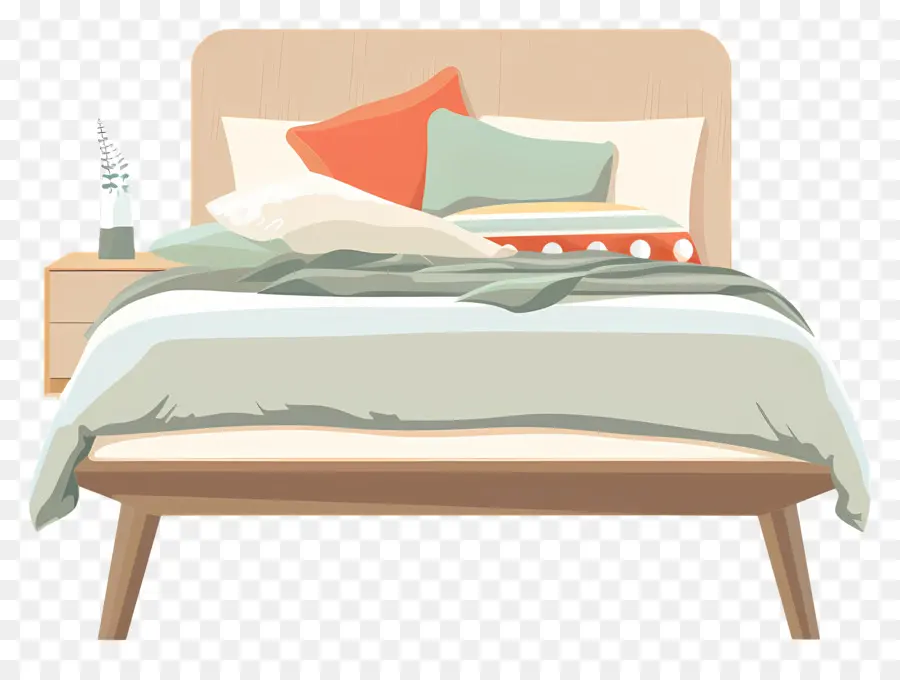 Modern Yatak，Yatak Odası PNG