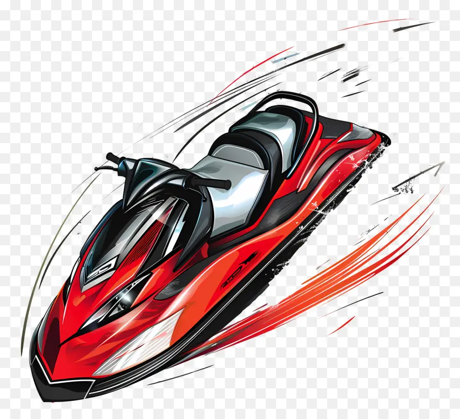 Jet Ski，Kırmızı Jet Ski PNG