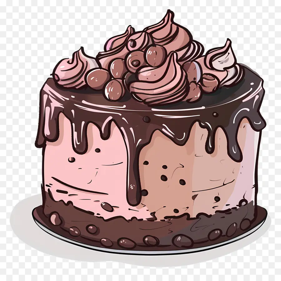 çikolatalı Kek，çikolata Frosting PNG