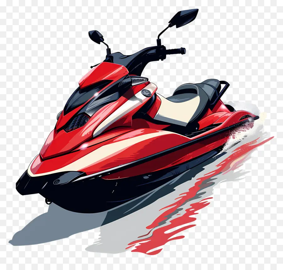 Jet Ski，Kırmızı Jet Ski PNG