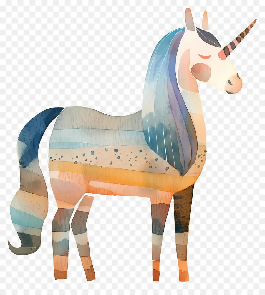 Unicorn，Renkli PNG
