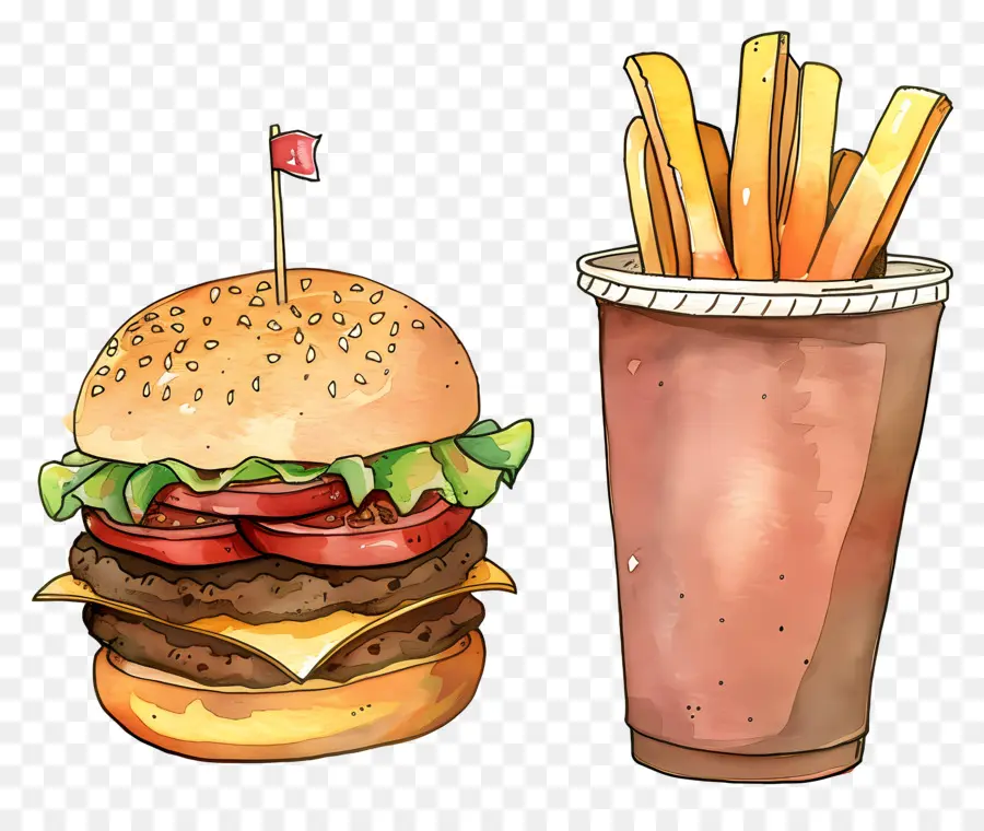 Hızlı Gıda，Hamburger PNG