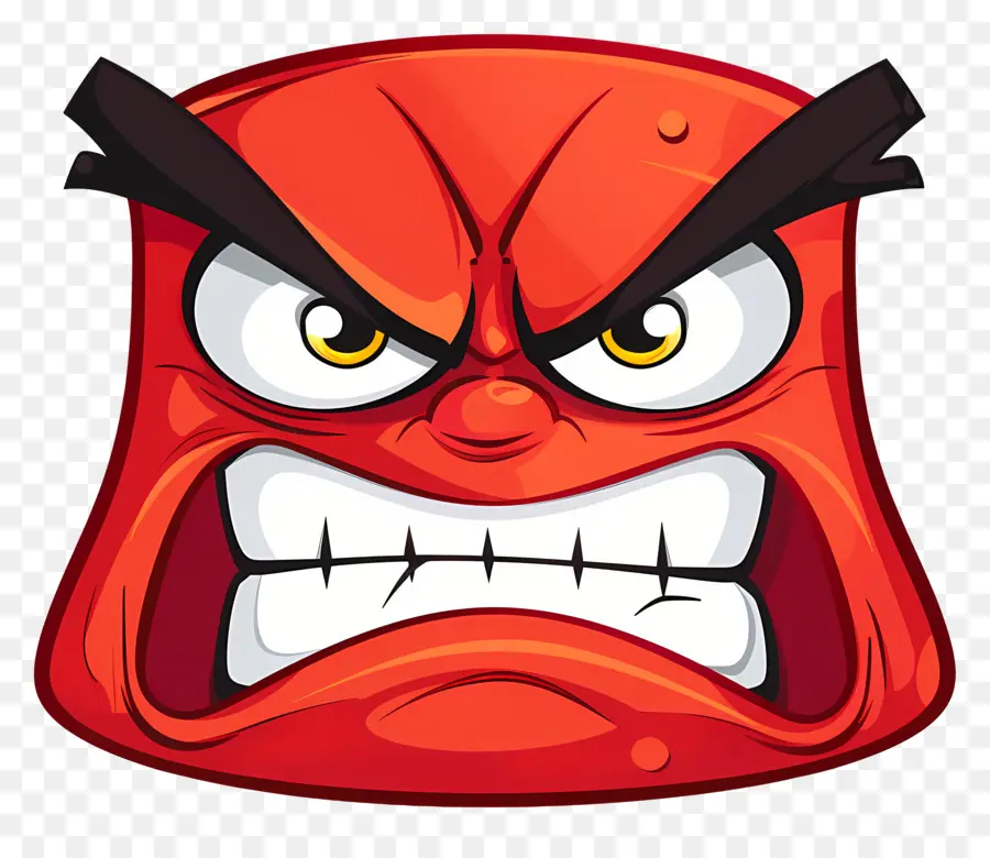Kızgın Yüz，Kızgın Emoji PNG