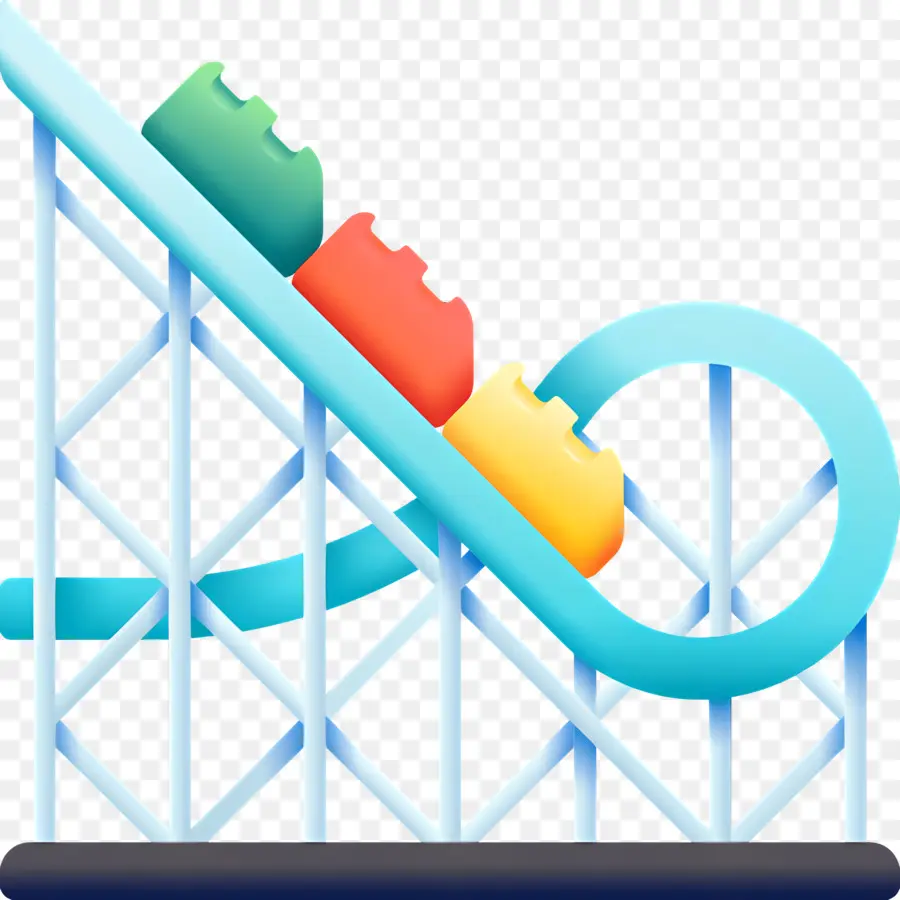 Roller Coaster，Lunapark PNG