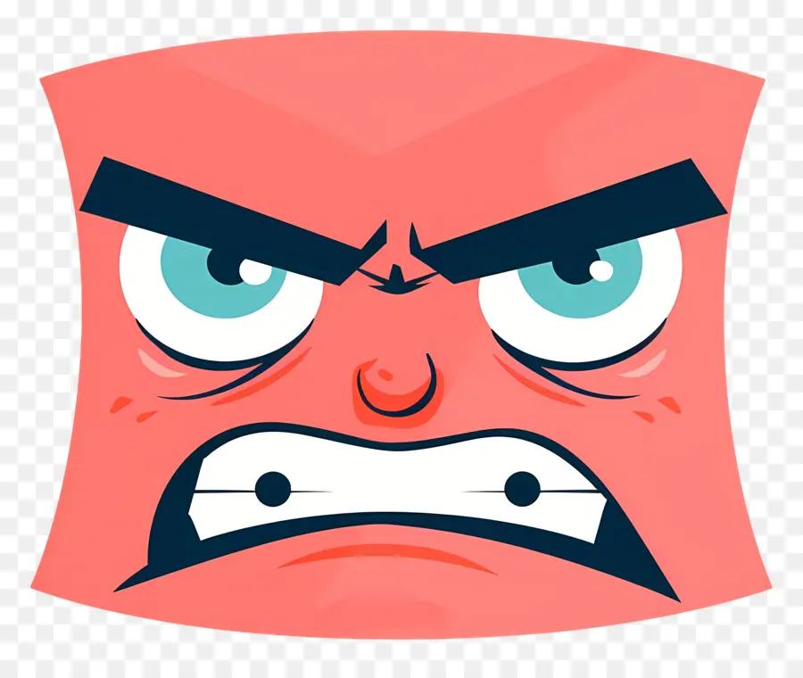 Kızgın Yüz，Kırmızı Yüz PNG