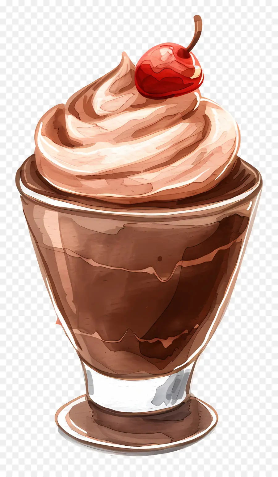 Çikolatalı Mousse，Çikolatalı Sundae PNG