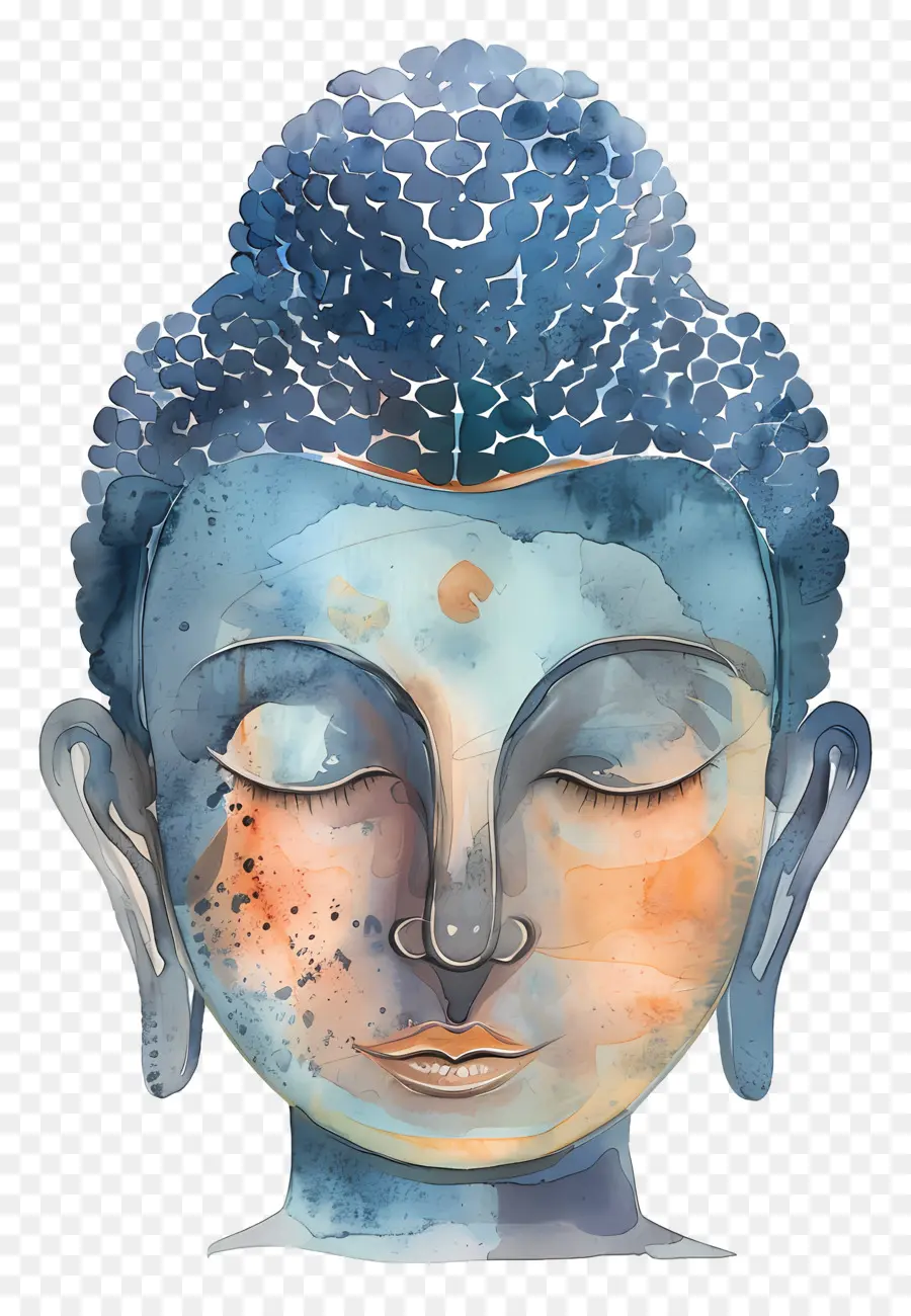 Buda Portresi，Meditasyon PNG