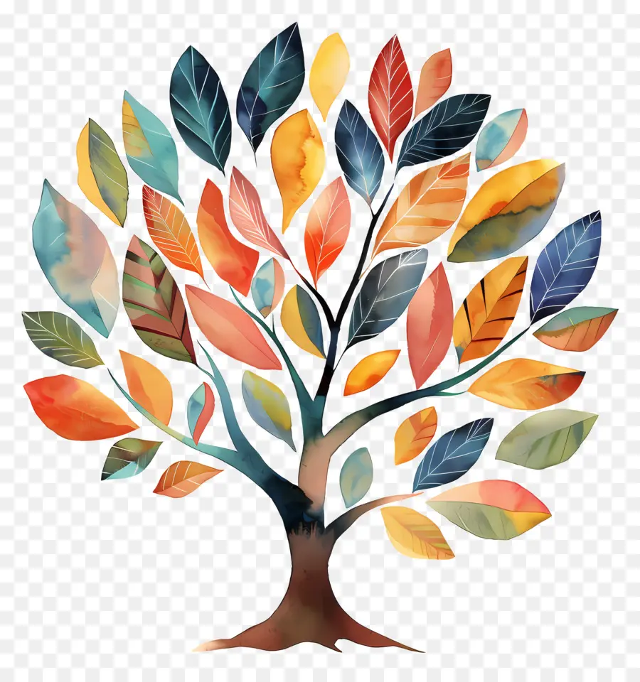 Hayat Ağacı ，Soyut Ağaç Sanatı PNG