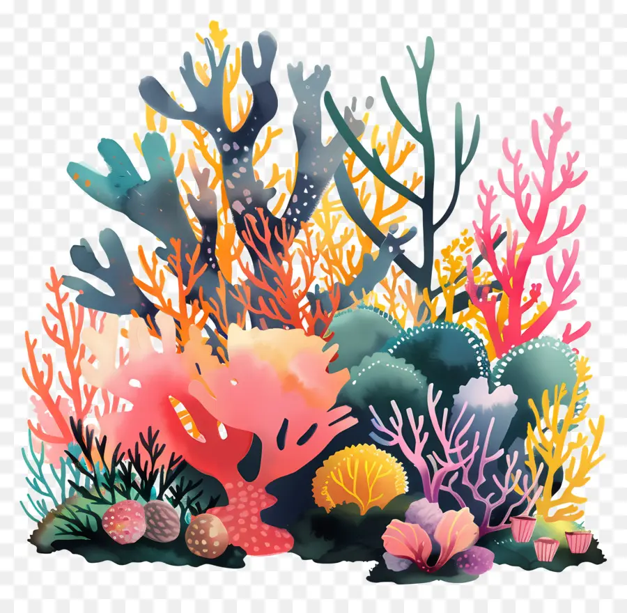 Mercan Resifi，Deniz Bitkileri PNG