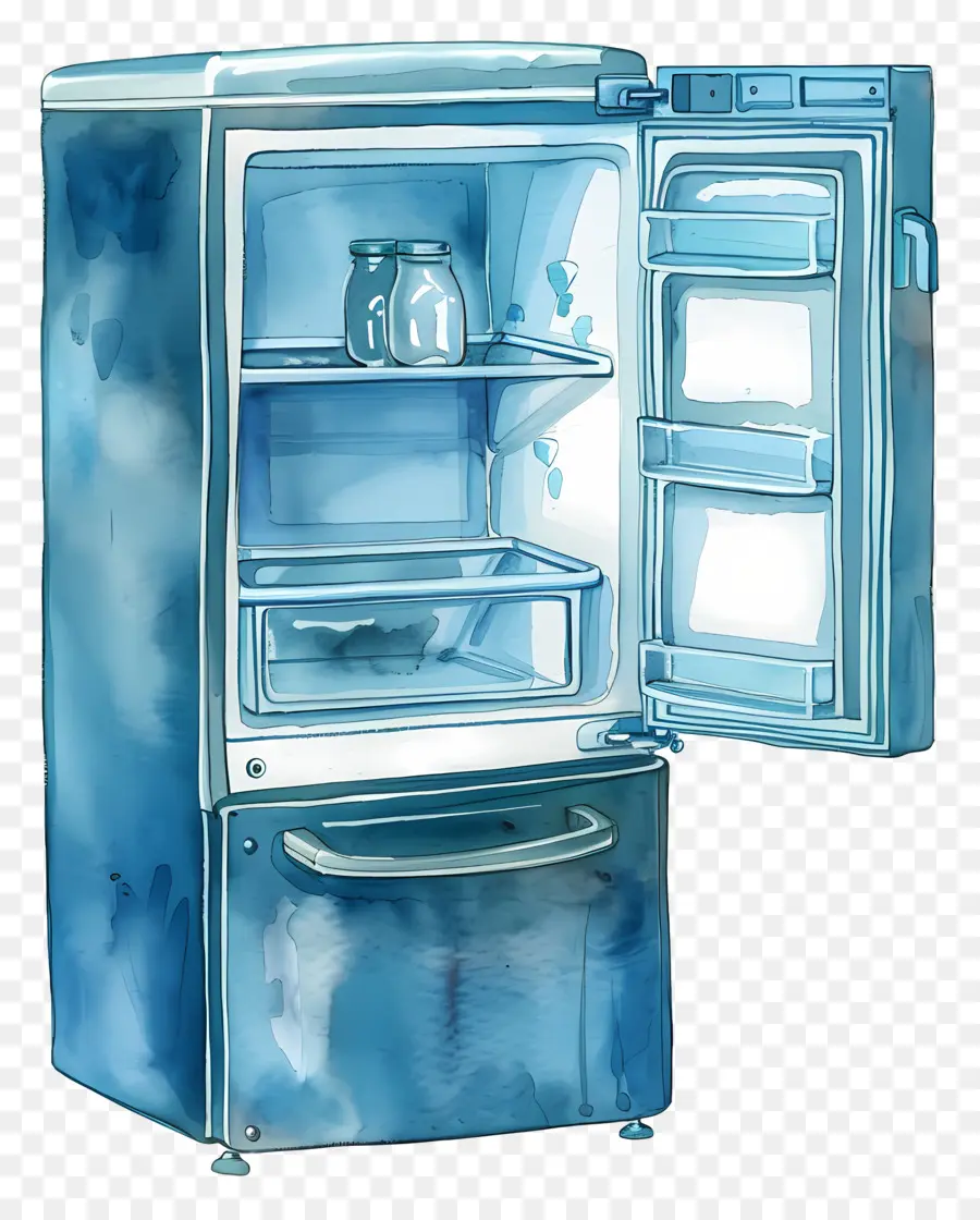 Buzdolabı，Suluboya Resim PNG