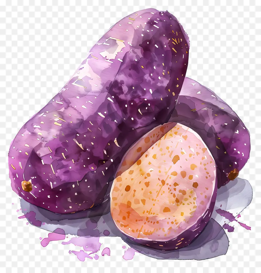 Yer Elması，Mor Tatlı Patates PNG