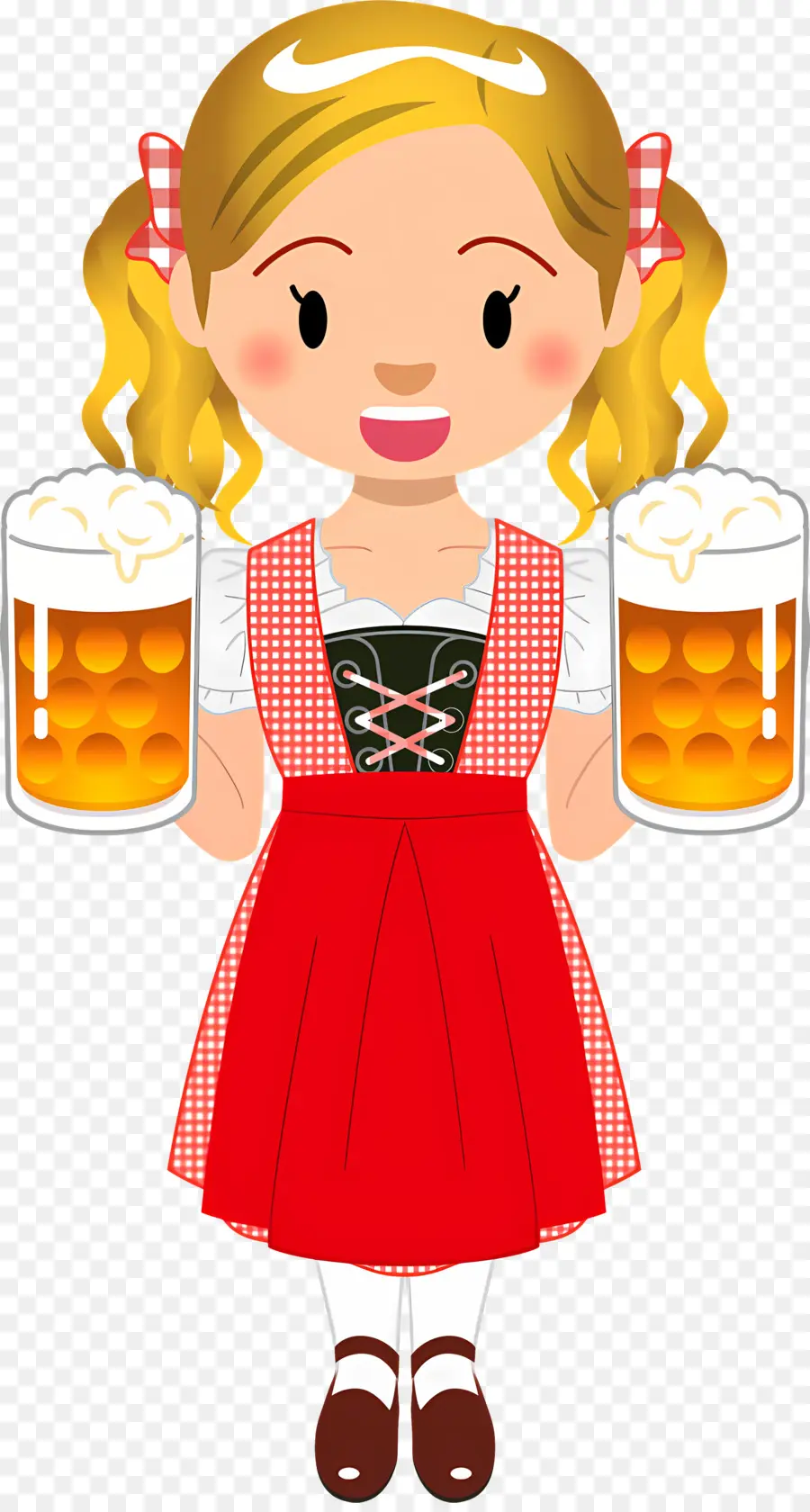 Oktoberfest，Bira Ile Kız PNG