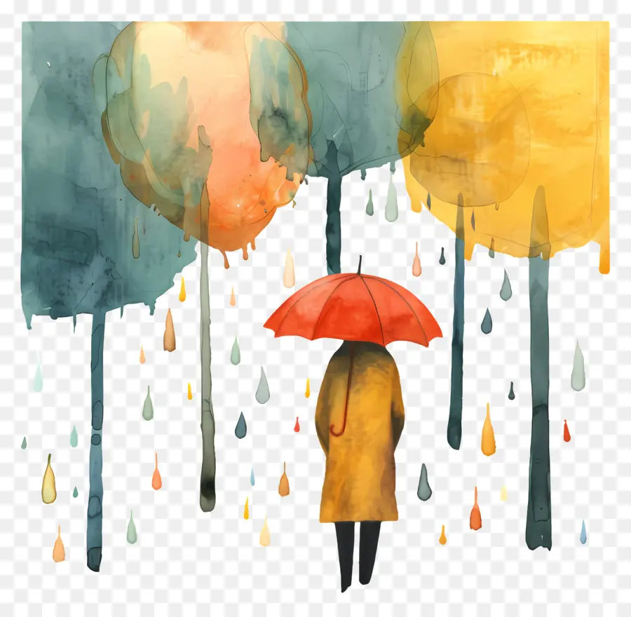 Yağmur，şemsiye PNG