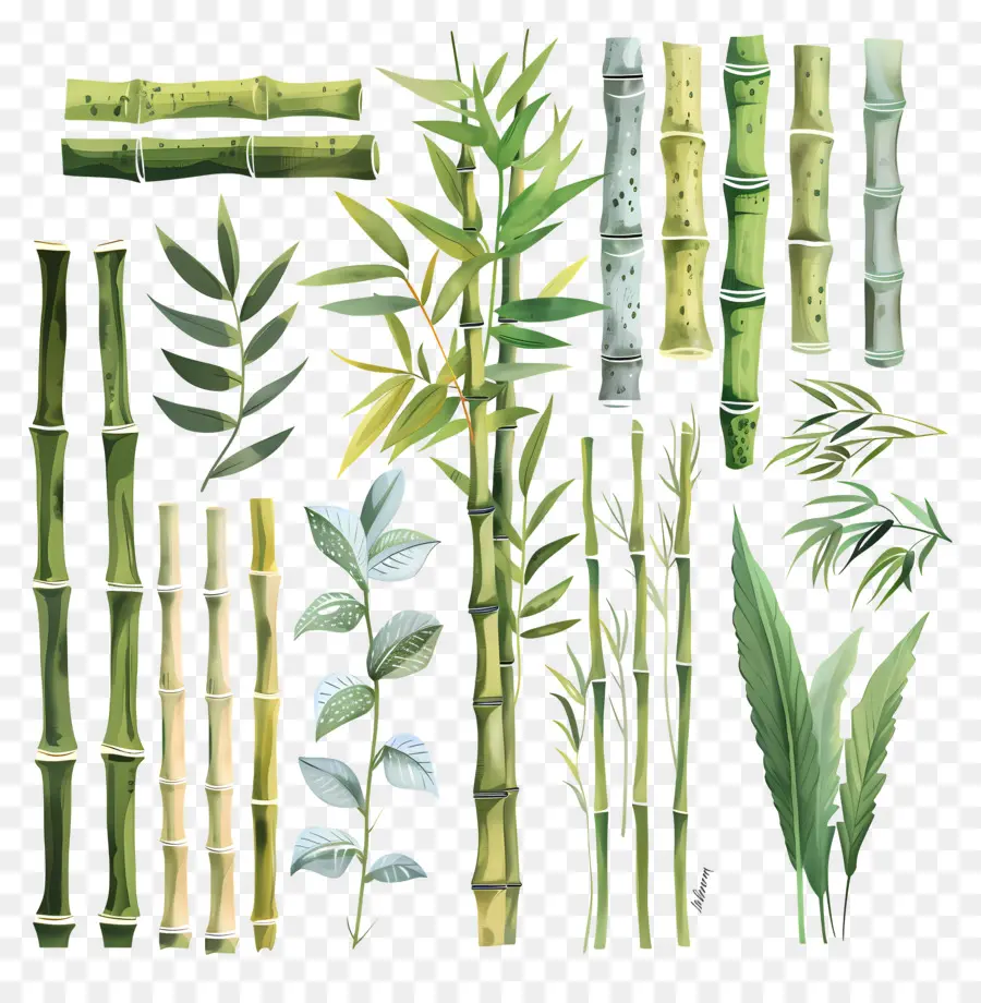 Bambu，Bambu Bitki PNG