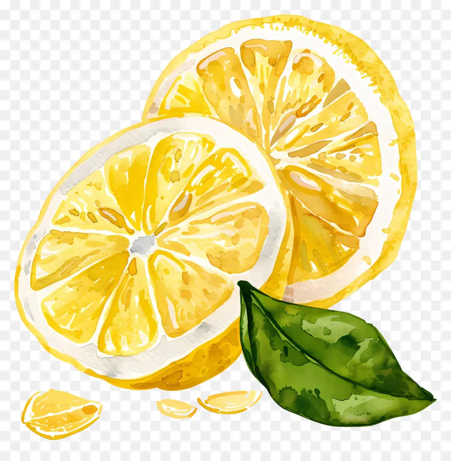 Yarım Limon，Limon Dilimi PNG