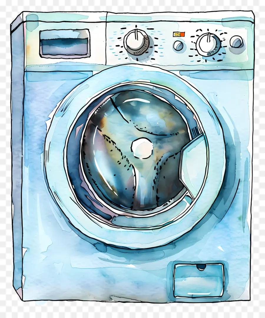 çamaşır Makinesi，Suluboya Resim PNG