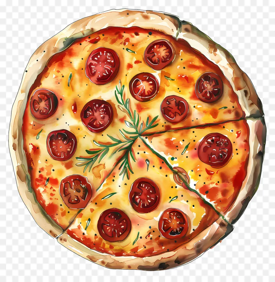 Pizza，Domates PNG