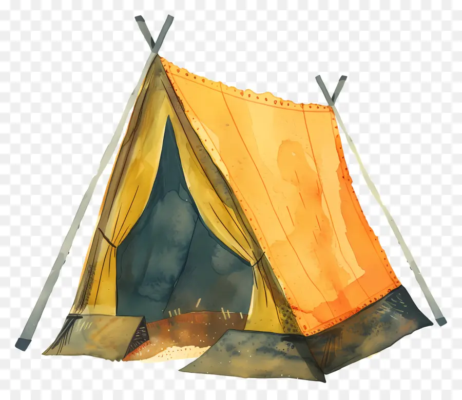 Çadır，Kamp çadırı PNG